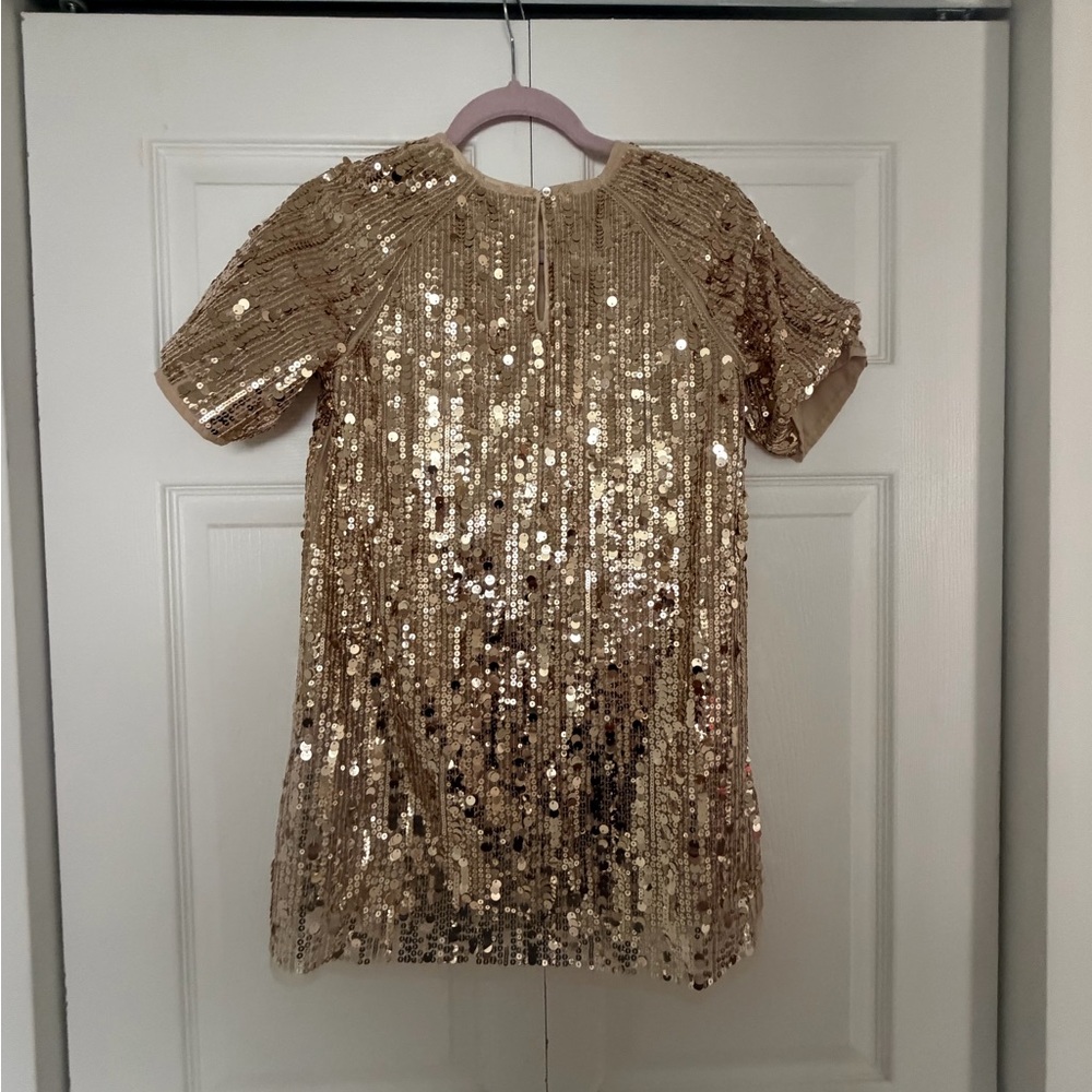 H&M Gold Sequin Kids Formal Dress